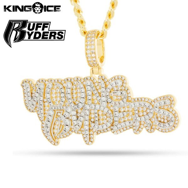 【ワンサイズ】King Ice × Ruff Ryders キングアイス ラフ・ライダーズ ヤング・ライダーズ ネックレス ゴールド Young Ryders Necklace