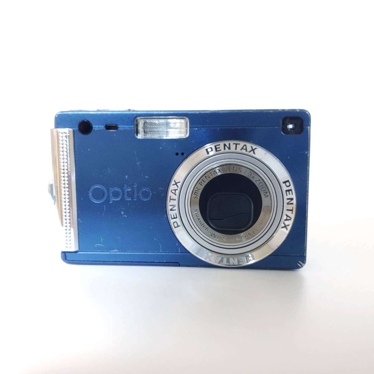 動作確認済】ペンタックス オプティオ PENTAX Optio S5i ブルー 動作確認済】ペンタックス オプティオ PENTAX Optio S5i ブルー