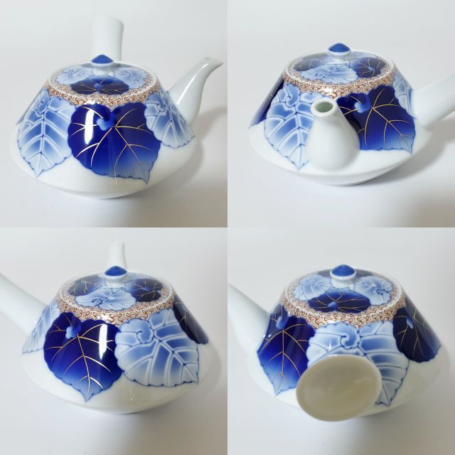新品】koransha 香蘭社 有田焼 愁海棠 高級 小ぶり 茶器セット 急須