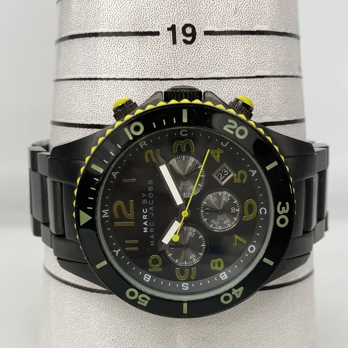 MARC BY MARC JACOBS マークジェイコブス メンズ腕時計 腕時計 時計 クオーツ クォーツ MBM5026 クロノグラフ カレンダー NK 462の画像5