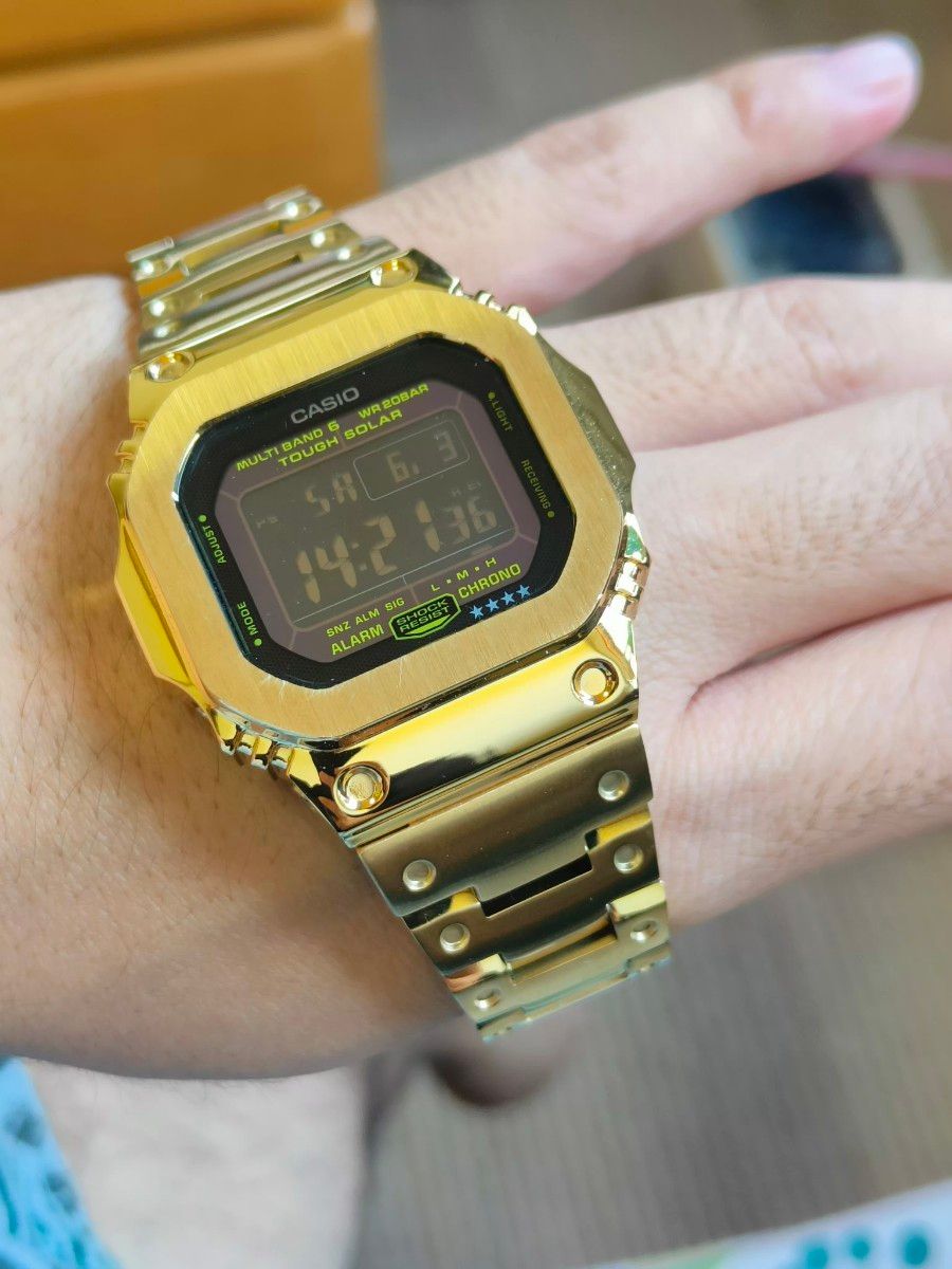 G-SHOCK GW-M5610 multiband6 電波ソーラー フルメタル ゴールド G-SHOCK GW-M5610 multiband6 電波ソーラー フルメタル ゴールド
