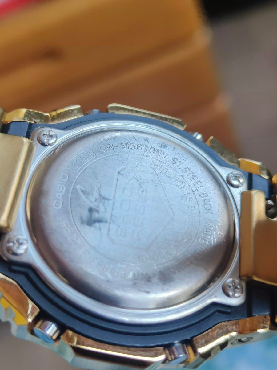 G-SHOCK GW-M5610 multiband6 電波ソーラー フルメタル ゴールド G-SHOCK GW-M5610 multiband6 電波ソーラー フルメタル ゴールド
