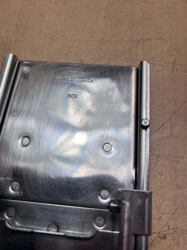 中古 現状 INOX マンドリンカッター フランス製 MARQUE Bron DEPOSEE