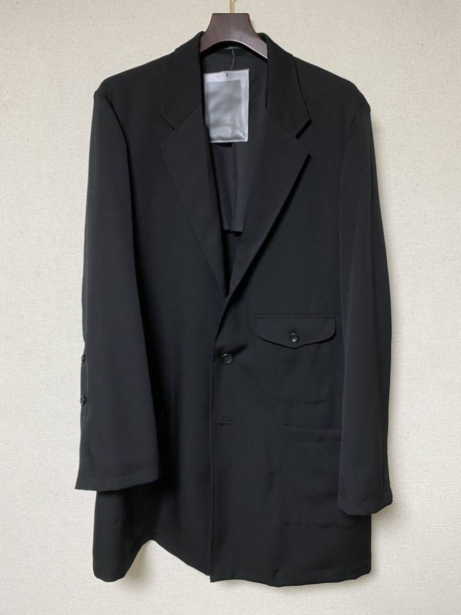 試着のみ美品 23SS ヨウジヤマモト プールオム ウールギャバジン