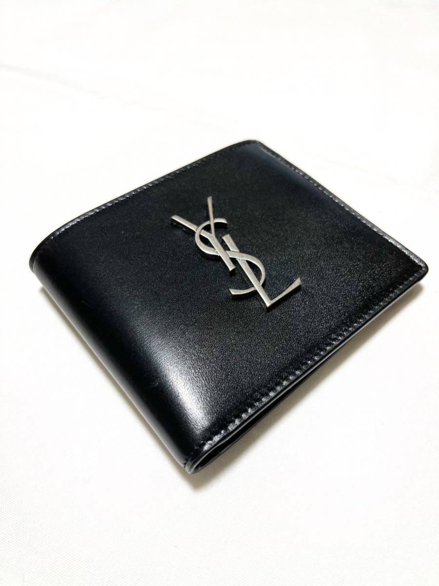 SAINTLAURENT/サンローラン レザー折財布 美品 正規品 | noonanwaste.com