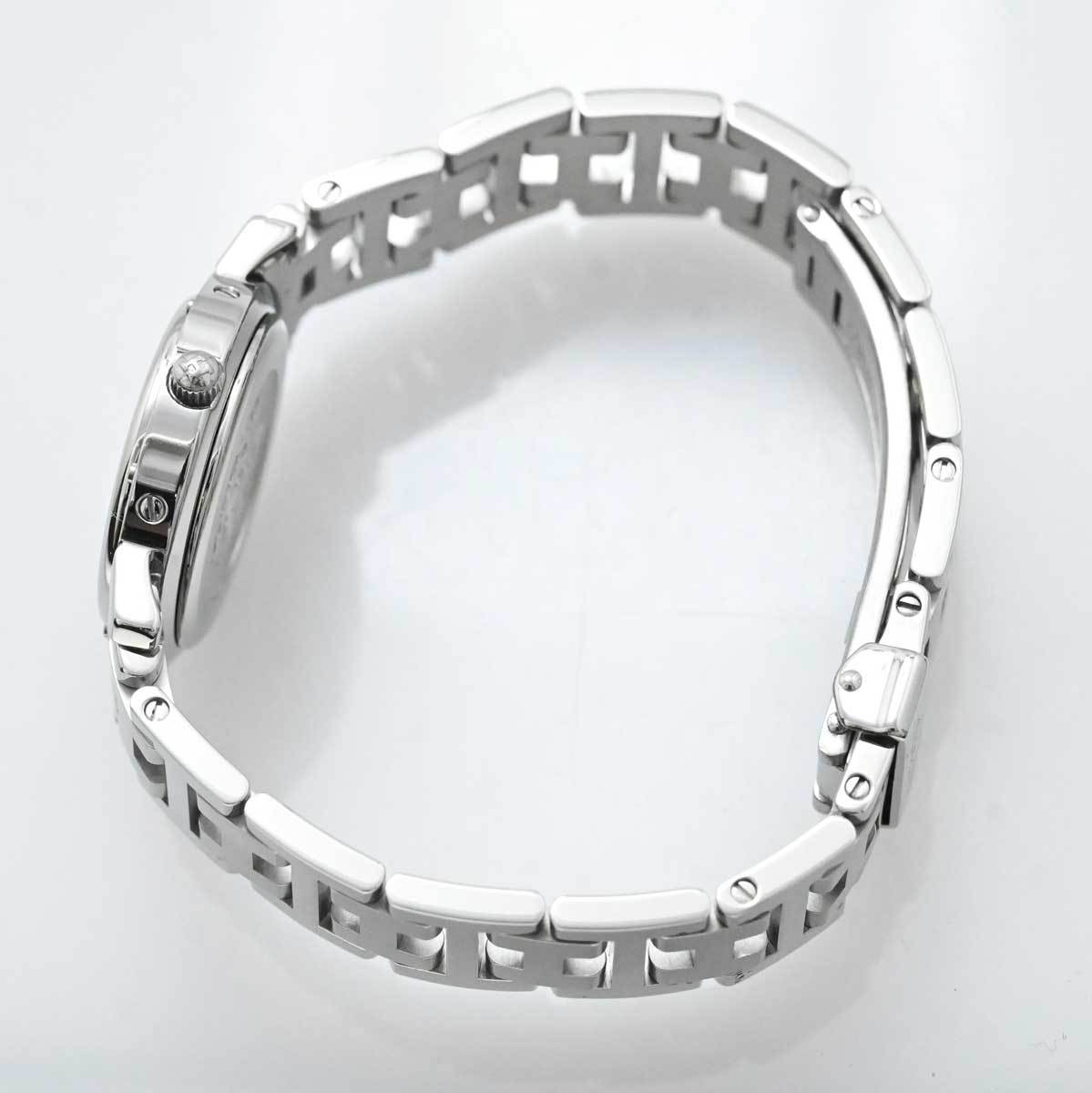 3190☆エルメス HERMES クリッパー CL4.210 SS ステンレス クォーツ