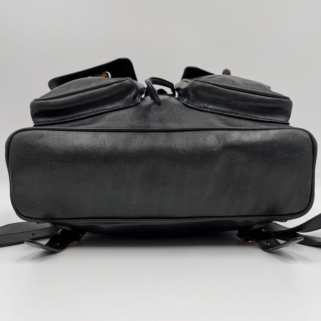 極美品】GUCCI グッチ リュック バックパック バンブー 竹 ターン
