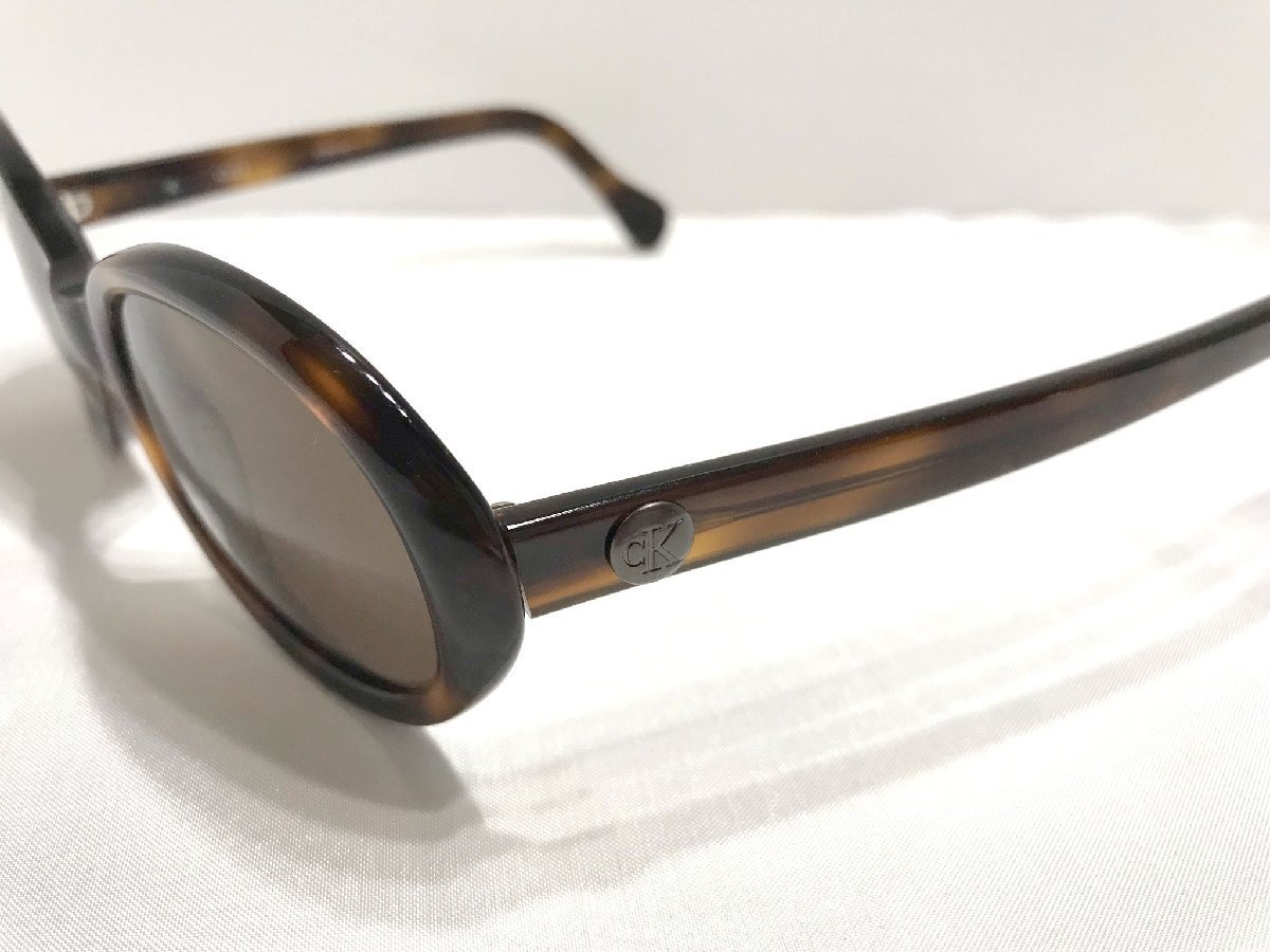 #[YS-1] Calvin Klein CalvinKlein ck # солнцезащитные очки I одежда # пластиковая оправа оттенок коричневого [ включение в покупку возможность товар ]#D