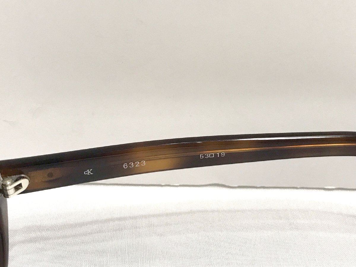 #[YS-1] Calvin Klein CalvinKlein ck # sunglasses I wear # plastic frame brown group [ including in a package possibility commodity ]#D