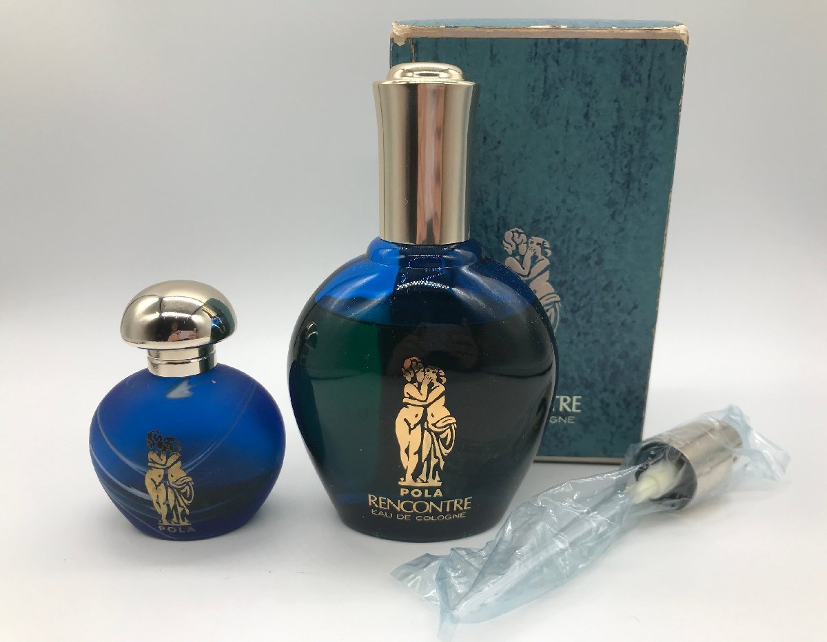 ■【YS-1】 希少 香水 ■ ポーラ POLA RENCONTRE ランコントレ 2本セット ■ パルファム 25ml 120ml 【同梱可能商品】K■_画像1