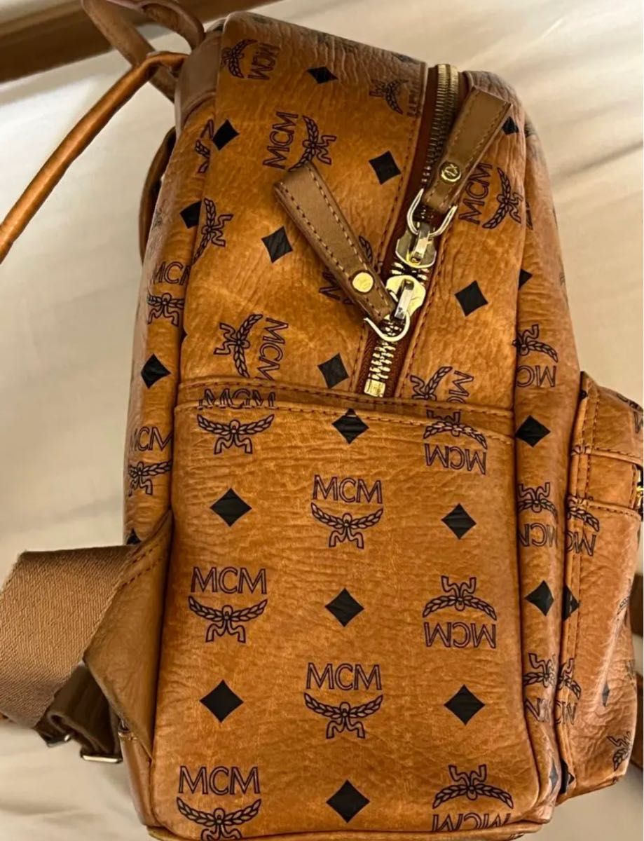 最終値下げ MCM リュック スモール Sサイズ 茶色 コニャック｜PayPayフリマ