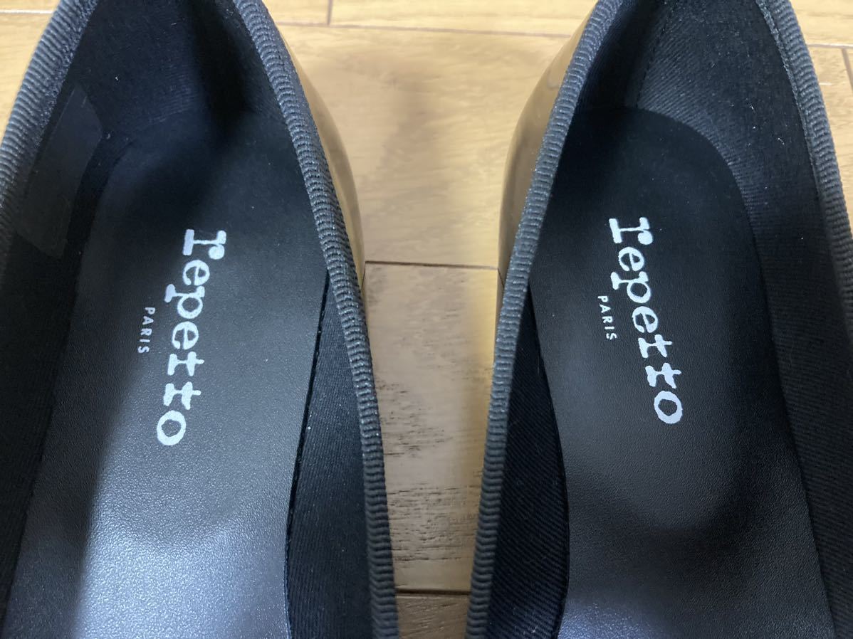 新品 repetto レペット バレエシューズ 38 サイズ ポイントトゥ エナメル パンプス レディース 靴 フランス製の画像4