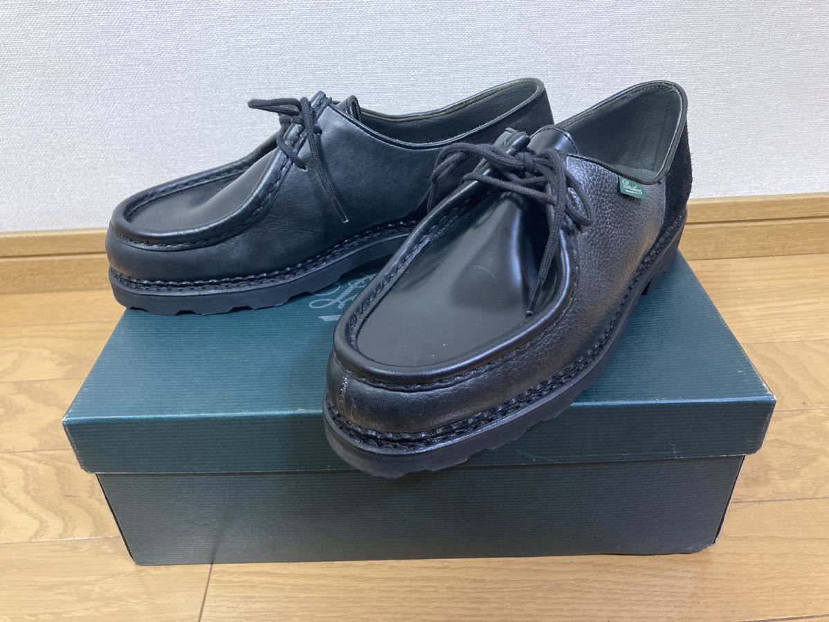 ほぼ新品 paraboot パラブーツ ミカエル MICHAEL 40サイズ レザー 靴