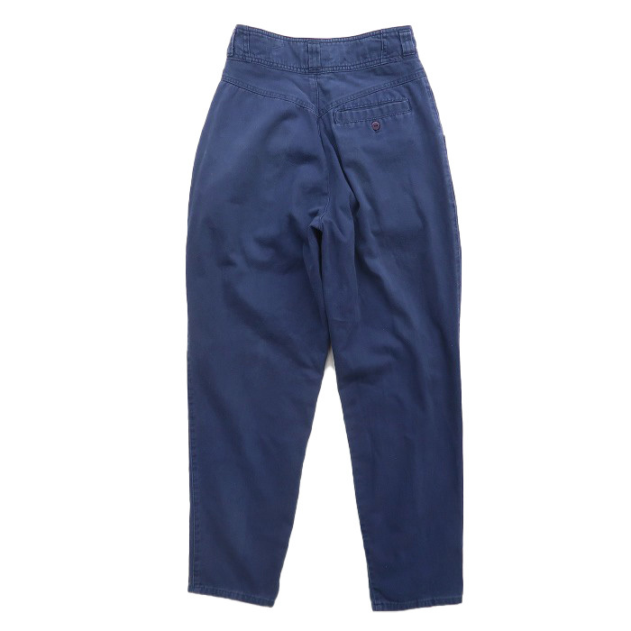  б/у одежда брюки-чинос высокий талия темно-синий размер надпись :7/8 gd70473