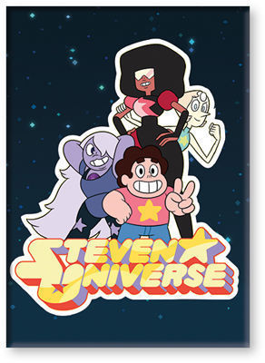 Steven Universe (スティーブン・ユニバース) Group Space Back マグネット_画像1