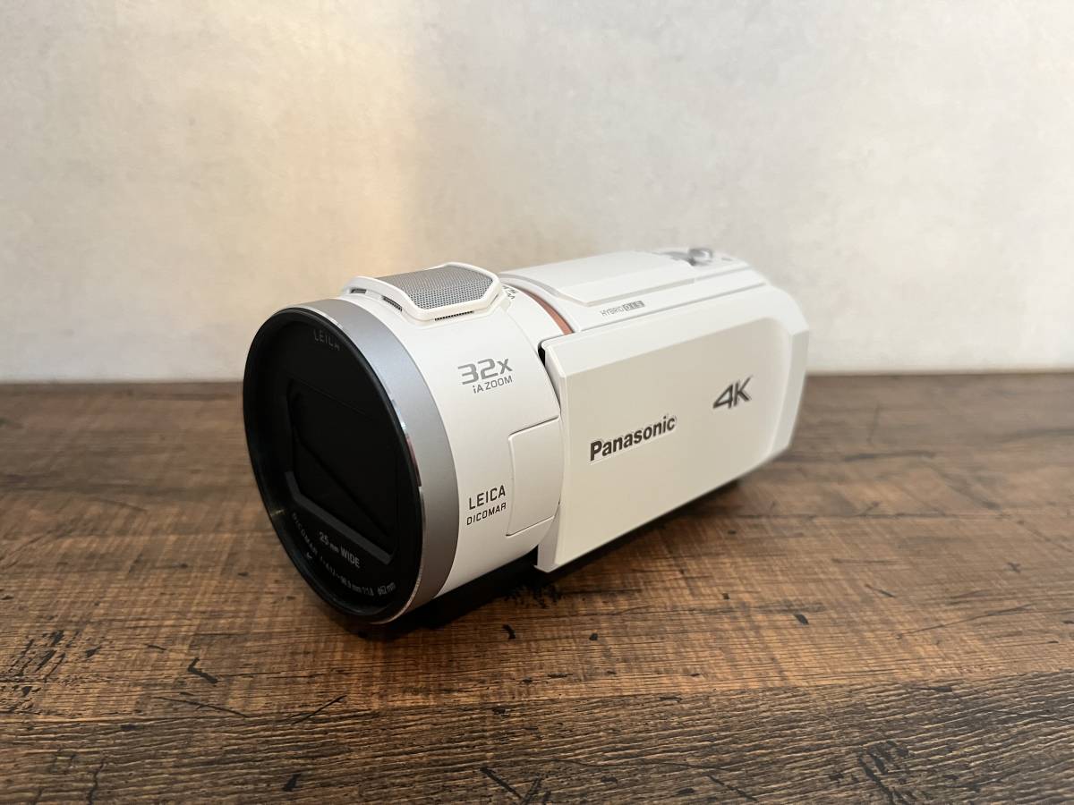 中古】美品 Panasonic デジタル4Kビデオカメラ HC-VX1M ホワイト