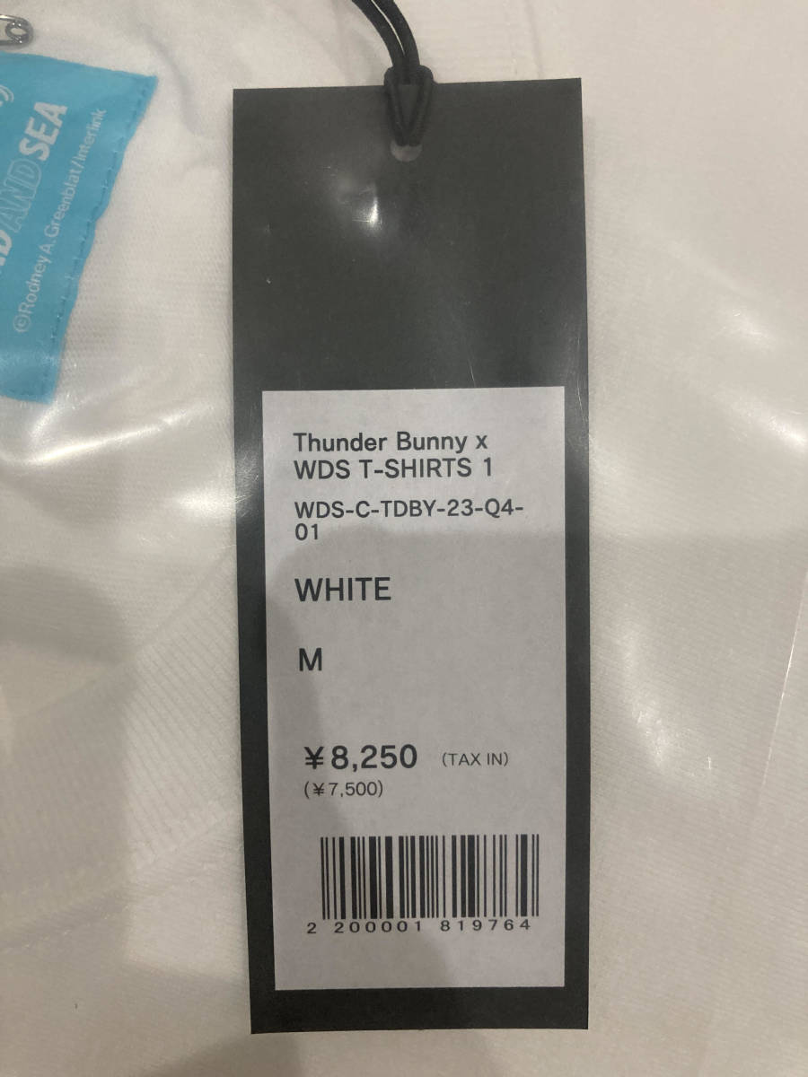 直売純正 新品/送料無料 白 Tシャ Thunder Bunny WIND AND SEA Mサイズ