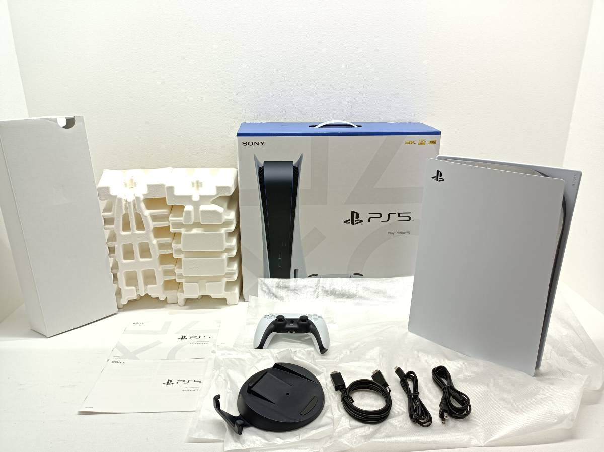 072)A 〈中古品〉Playstation5 PS5 本体CFI-1100A【動作確認/初期化済