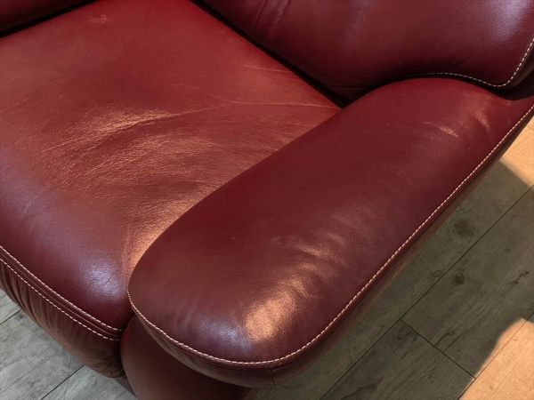 美品 カリモク家具 karimoku 本革回転式ソファ 約20万円 牛革 ZT73 美品 カリモク家具 karimoku 本革回転式ソファ 約20万円 牛革 ZT73