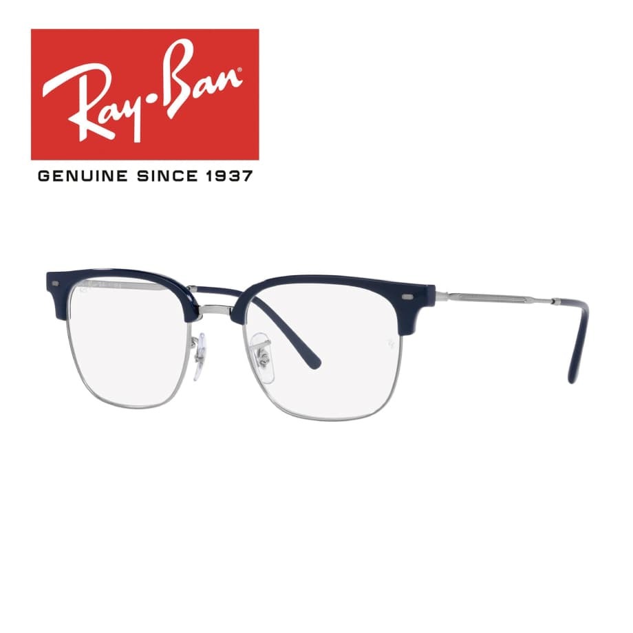 【度付きレンズ込み】【日本国内正規販売店】レイバン Ray-Ban RB7216 8210 51サイズ 眼鏡 メガネ NEW CLUBMASTER OPTICS