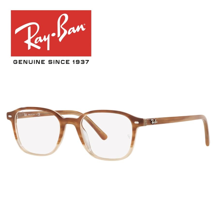 【度付きレンズ込み】レイバン Ray-Ban RB5393F 8108 53サイズ LEONARD OPTICS ライトトートシェル 眼鏡 メガネ_画像1