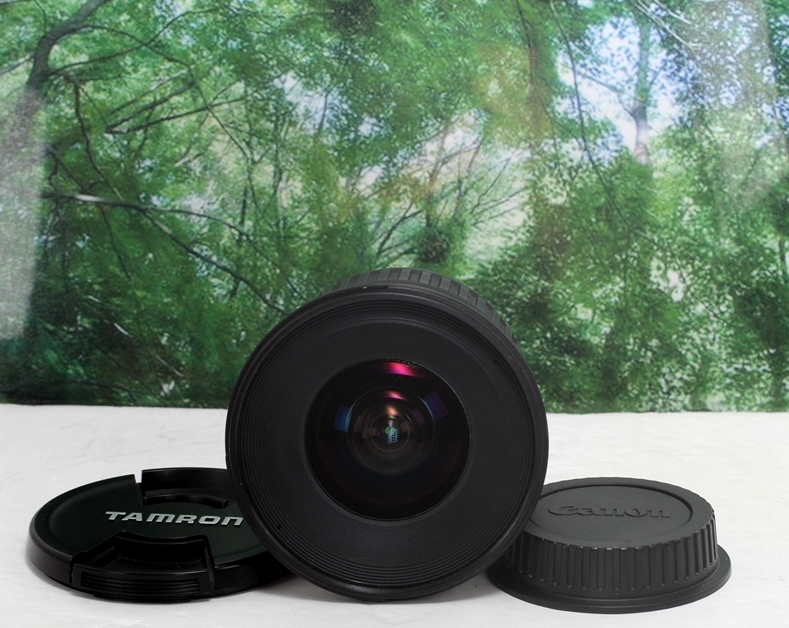 ☆接写出来る広角ズームレンズ♪TAMRON 11-18mm A13 キャノン用♪レンズフード付きで気分はプロカメラマン☆