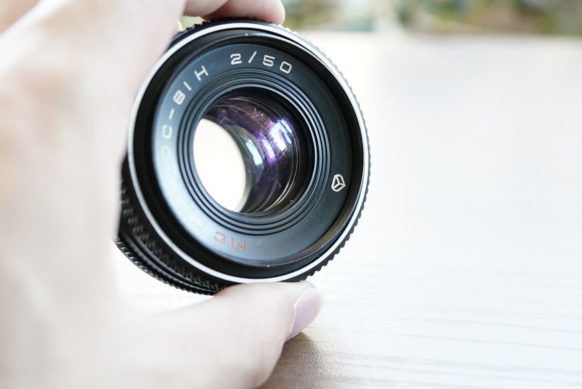 極美品 分解清掃済み Helios-81 50mm f2 ニコンFマウント ヘリオス