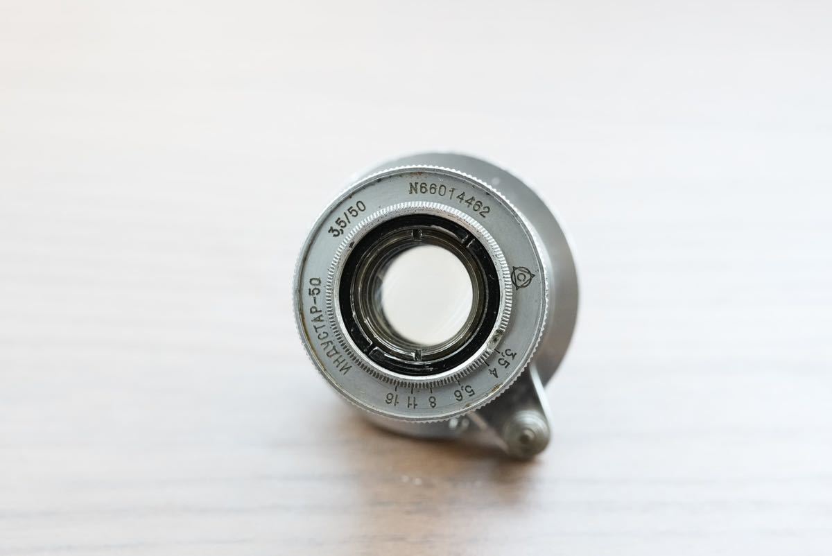 最先端 50mm Industar-50 沈胴型 分解清掃済 f3.5 6 Elmar Leica Leitz