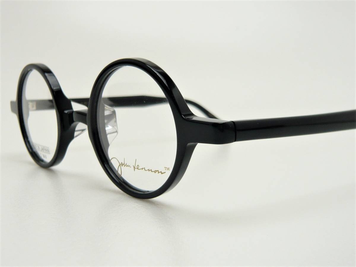 新品 ジョンレノン メガネ JL-6017-1-42 ブラック JOHN LENNON 一山