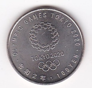 ◇東京2020オリンピック競技大会記念 100円 4次 テニス　R2★_画像2