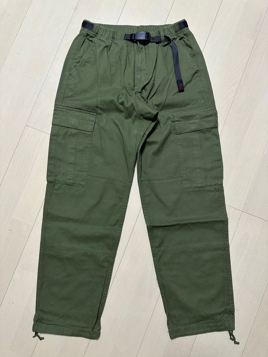 ☆15%OFF☆ 新品 GRAMICCI グラミチ カーゴ パンツ ワイド ドローコード カーキ Mサイズ CARGO PANT
