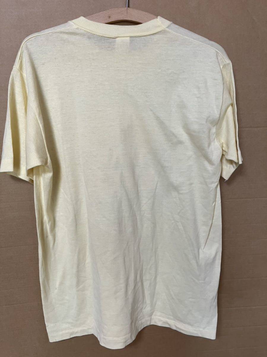 USED 70s Sportswear Iron Printed T-Shirt 中古 70's スポーツウェア アイロン プリント ビンテージ USA製 Tシャツ サイズ M/L送料無料_画像2