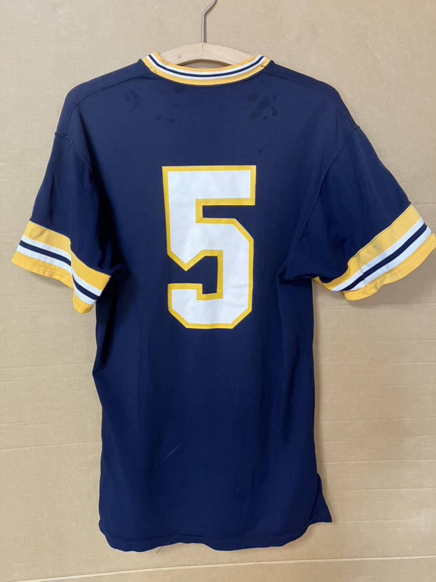 USED 70s Baseball Jersey T-Shirt 中古 70's Vネック ベースボール