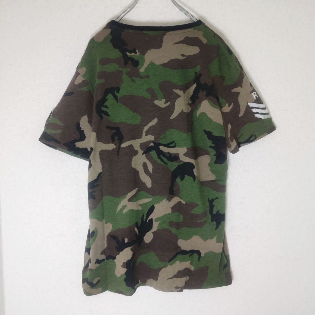 【新品タグ付き】ポロラルフローレン タイガーフォース リンガーネック カモフラ柄 ヴィンテージ加工 半袖Tシャツ
