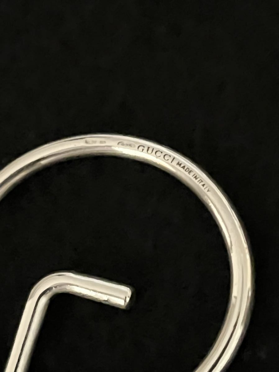 【 ◆ 稀少美品・GUCCI / グッチ《SILVER 925・イタリア製》Gパターン・ヴィンテージ マネークリップ 】_画像6