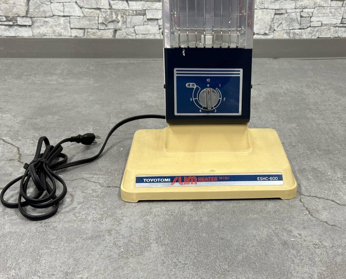IPK-123 Showa Retro редкость retro бытовая техника обогреватель Toyotomi TOYOTOMI тонкий обогреватель ESHC-600 электризация подтверждено 