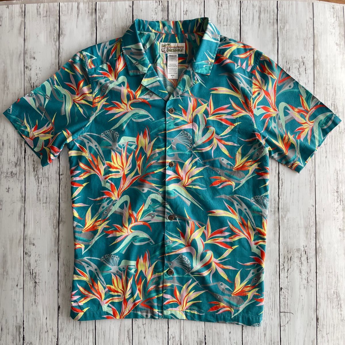 未使用 patagonia pataloha アロハシャツ ピトンパラダイス S 未使用 patagonia pataloha アロハシャツ ピトンパラダイス S