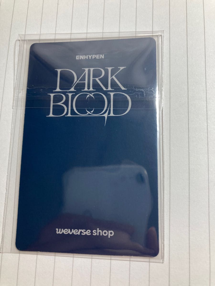 ENHYPEN ジェイク Weverse global予約特典 DARKBLOOD ランダムトレカ｜PayPayフリマ