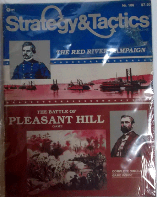DP/SPI/STRATEGY&TACTICS NO.106/PLEASANT HILL(THE RED RIVER CAMPAIGN)/駒未切断/日本語訳無し