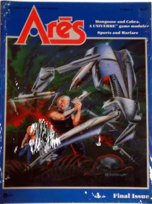 DP/SPI/ARES NO.17 MONGOOSE AND COBRA, A UNIVERSE GAME MODULE/新品未開封品/日本語訳無し