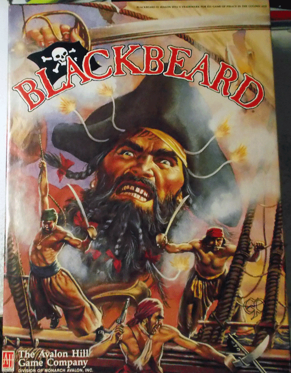 AH/BLACLBEARD A GAME PIRACY/駒未切断/日本語訳無し/中古品