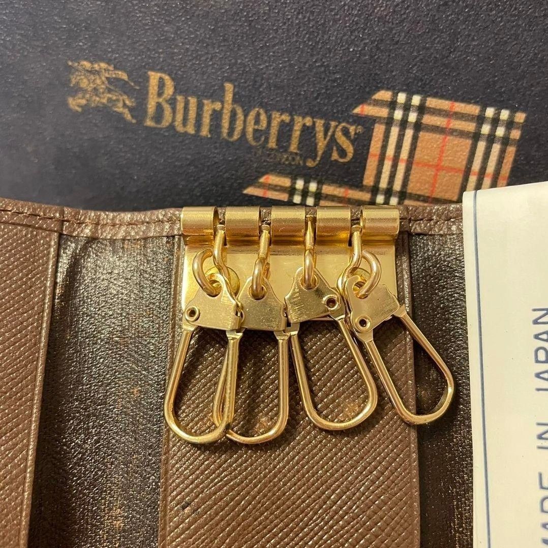 【未使用保管品】BURBERRY バーバリー キーケース 箱付