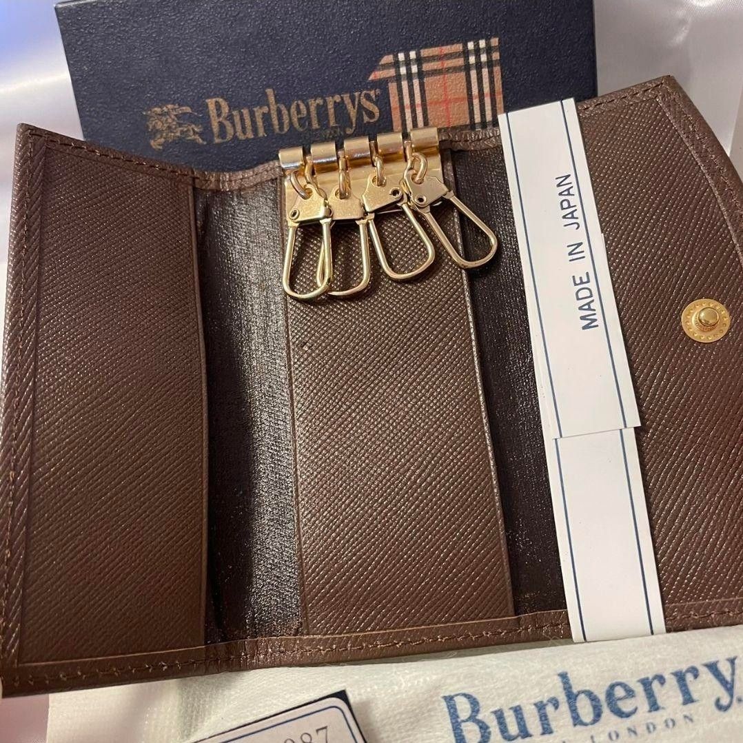 【未使用保管品】BURBERRY バーバリー キーケース 箱付