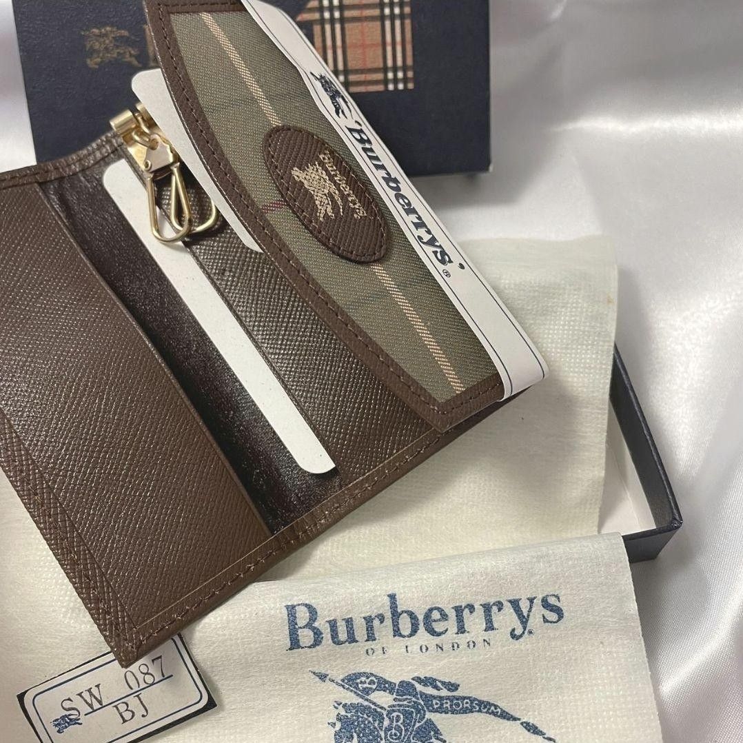 【未使用保管品】BURBERRY バーバリー キーケース 箱付