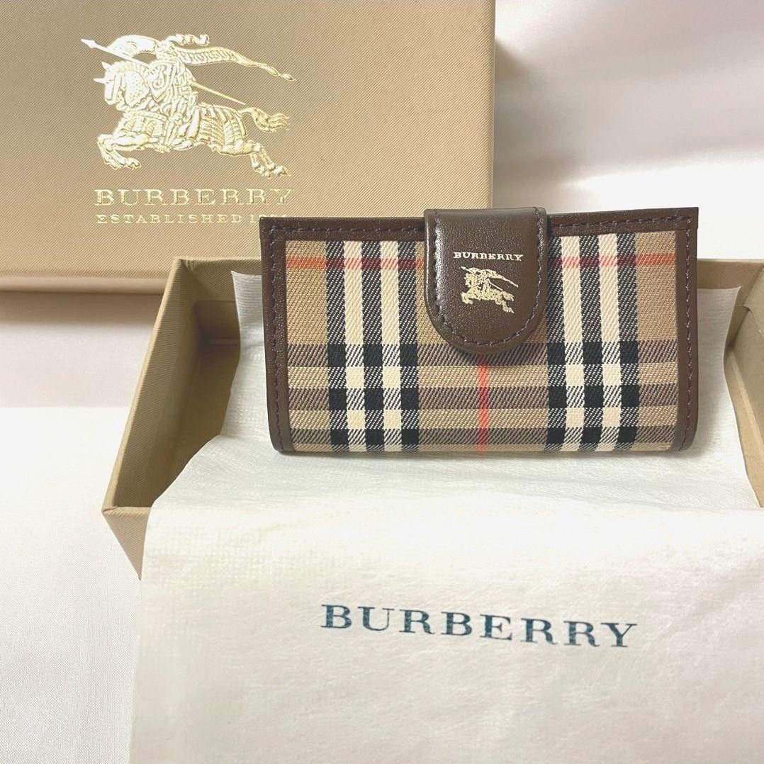 新品未使用】BURBERRY バーバリー ノバチェック キーケース 箱付き