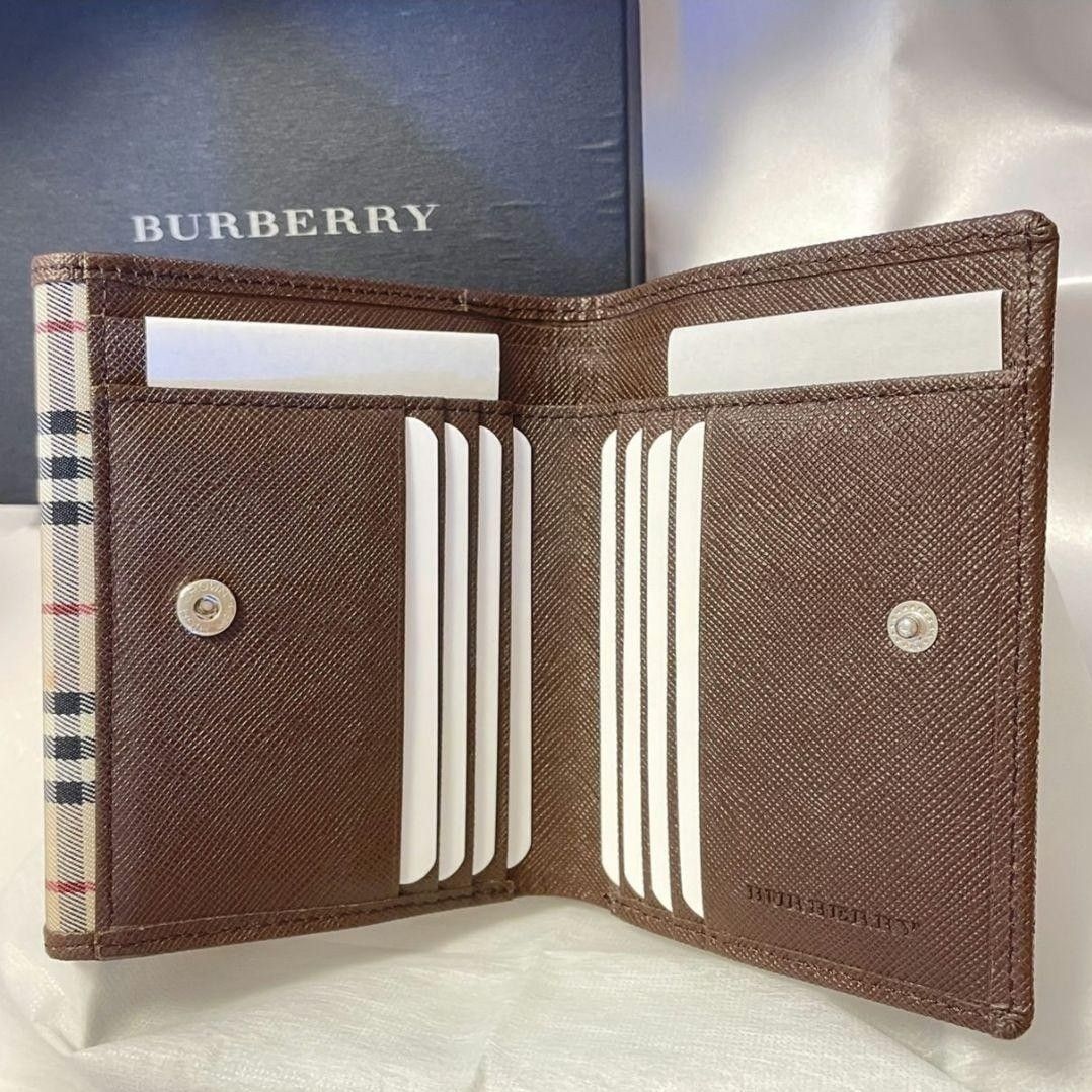 【未使用保管】BURBERRY LONDON 箱付き(入手困難*即完売)折り財布