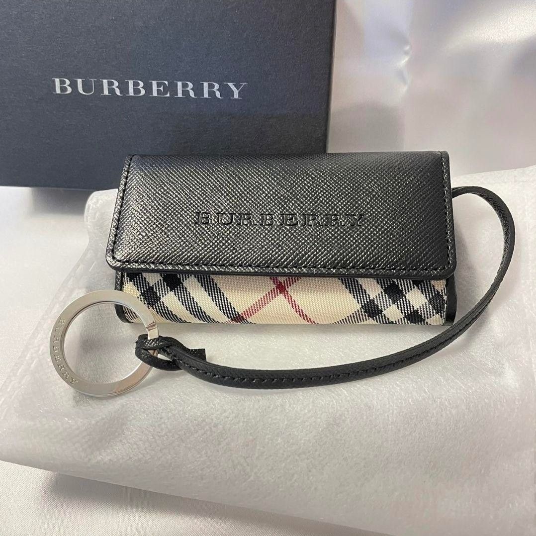 【未使用保管品】BURBERRY バーバリー キーケース 箱付