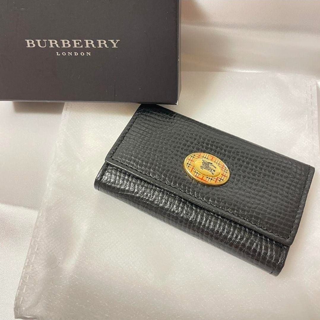 【未使用保管品】BURBERRY バーバリー キーケース 箱付