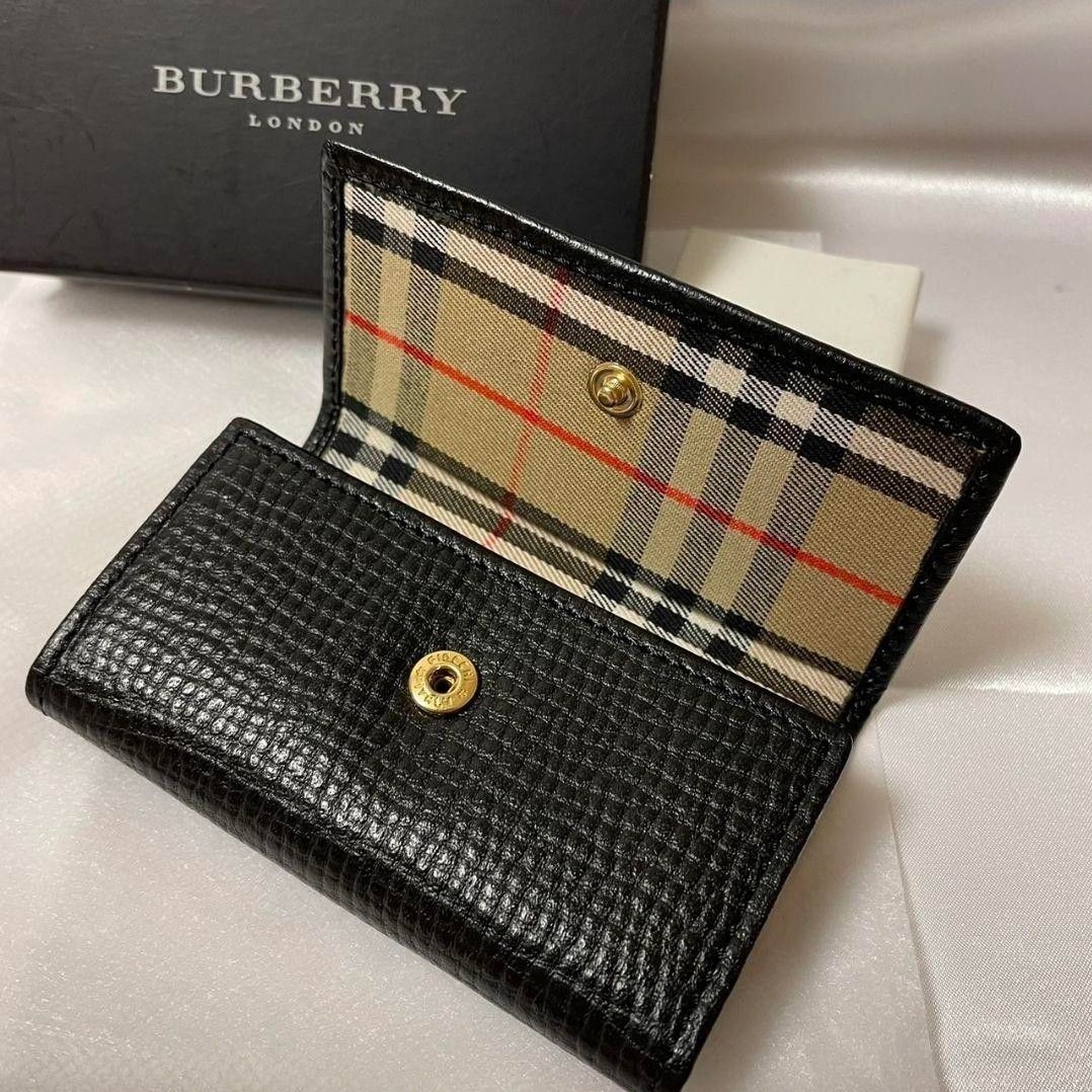 【未使用保管品】BURBERRY バーバリー キーケース 箱付