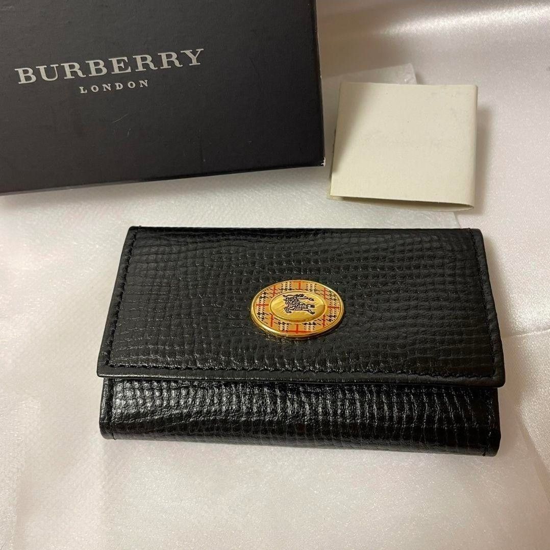 【未使用保管品】BURBERRY バーバリー キーケース 箱付